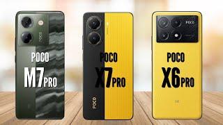 Poco M7 Pro vs Poco X7 Pro vs Poco X6 Pro | Kemono Tech