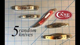 Five random knives from Case