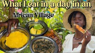 What I eat in a day in an African Village