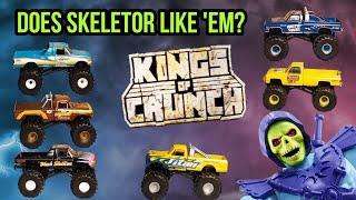 Kings of Crunch Turntable -- Trucks from Series 10 and Series 11.