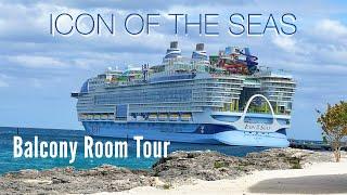 ICON OF THE SEAS | Royal Caribbean - Balcony Room Tour 7532