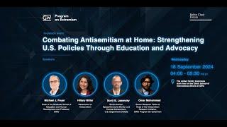 Combating Antisemitism at Home: Strengthening U.S. Policies Through Education and Advocacy