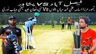 Taimour Mirza Vs Sunny Pathan | Pishawar Vs Faisalabad | PSL Of Tape Ball Cricket | What A Match