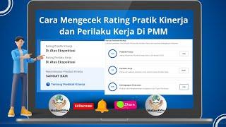 Cara mengecek rating kinerja dan perilaku kerja di PMM