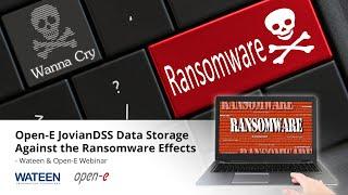 Webinar: Data Storage Solutions Against the Ransomware Effects – Wateen & Open-E [Arabic & English]