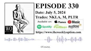 Option Trading Podcast - The Weekly Option Episode 330 Recorded on July 5, 2024