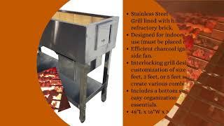 Commercial Charcoal Kebab Grill By Spinning Grillers