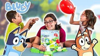 BLUEY KEEPY UPPY BOARD GAME: Family Gameplay and How To Play