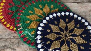 MOSAICO CROCHET Circular #by_joanakalil #semprecirculo