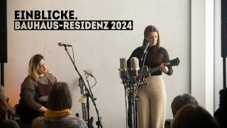 Recap: Bauhaus-Residenz 2024 feat. listentojules und Lucca