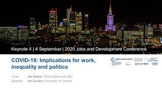 Ian Goldin: Covid-19: Implications for Work, Inequality and Politics