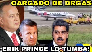 ERIK PRINCE "DERRIBA" AVION DE DIOSDADO CABELLO LLENO DE SUSTANCIAS EN COLOMBIA HAY CHAVISTA DENTRO