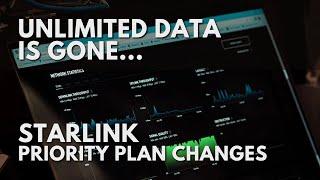 Unlimited Data is Going Away for Starlink Priority & Mobile Priority Subscribers