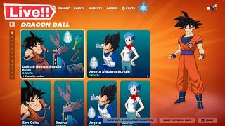 Fortnite DRAGON BALL Z *NEW* ITEM SHOP TODAY January 5! (Chapter 6 LIVE)