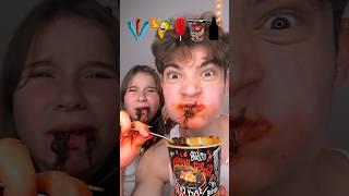 Spicy Food Emoji Challenge with My Sister! 