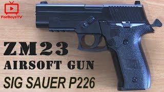 Пневматический пистолет CYMA ZM 23 (SIG Sauer P226) - обзор и тестовая стрельба