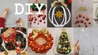 11 Easy Diy Christmas Decoration Ideas with Cloth Hanger | 2024