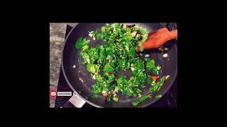 Egg Moringa/Drumstick Leaves Thoran Stir Fry #shorts #healthy