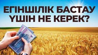 Егіншілік БИЗНЕСІ | БИЗНЕС ТАЛҚЫ | ЕГІНШІЛІК БАСТАУ ҮШІН
