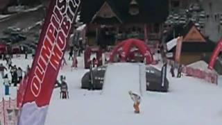 Snowboard Bag Jump - Backside Rodeo, Snowboarding Trick