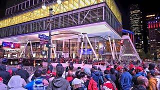 Walking by Madison Square Garden Trump Rally area & more NYC LIVE Oct. 27, 2024