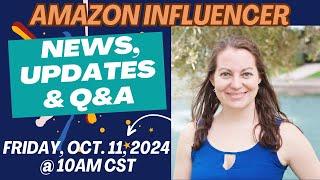 Amazon Influencer Updates, Tips & Live Q&A with Kathleen: Strategies to Maximizing Your Q4 Earnings