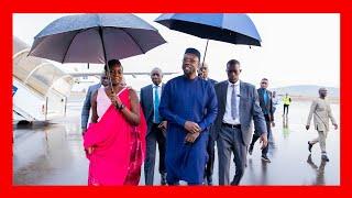 #KagameInauguration2024: The arrival of Senegalese Prime Minister Ousmane Sonko