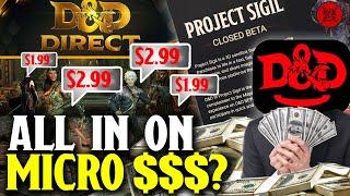 D&D/WotC ALL IN On Microtransactions? D&D Direct 2024 Breakdown!