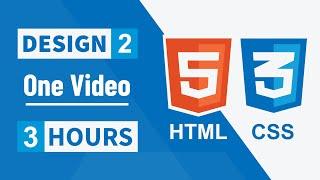 [Arabic] HTML And CSS Design 2 In 2022 in One Video