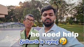 Sidharth is crying /help him/ saw him sad for d first time /Konkani vlog goa