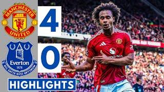 Manchester United Vs Everton (4-0) | All Goals & Extended HIGHLIGHTS || Premier League!!