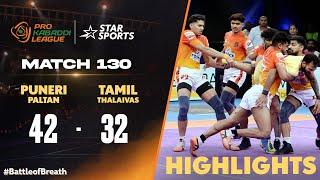 #PuneriPaltan win vs #TamilThalaivas in their last #PKL11 match! #ProKabaddiOnStar HIGHLIGHTS