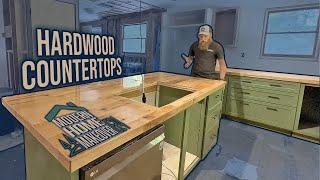 Modern Home Makeover // Hardwood Countertops - Episode 24