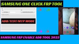 SAMSUNG FRP ENABLE ADB TOOL 2023 | SAMSUNG ONE CLICK FRP TOOL | samsung frp bypass tool