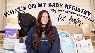 What's on My Baby Registry | Everything I've Bought for Baby 🩵