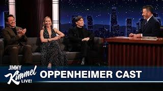 Cillian Murphy, Emily Blunt & Robert Downey Jr on Making Oppenheimer, Oscar Nominations & Matt Damon