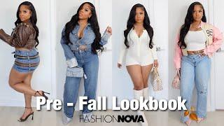 TRANSITIONAL FALL CASUAL LOOKBOOK/HAUL  ft. FASHION NOVA