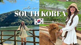 SOLO in SOUTH KOREA VLOG  nami island, alpaca world & garden of morning calm