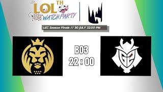 ดูแข่ง LEC Season Finals  - G2 vs MAD | ลีคยุโรปคัดไป Worlds | Feat.@TakluzChannel