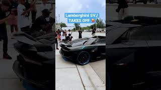Lamborghini SVJ TAKES OFF!! 