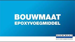 Voegen met Bouwmaat epoxyvoegmiddel