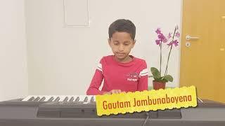 Jingle bells - | Gautam Jambunaboyena | Kedar Bhagwat Music Academy |