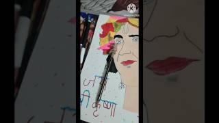 Krishna painting #youtubeshorts #sorts #trending #painting #drawing