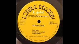 Frankie Paul - Brothers - Londisc Records LP w/ Version - 1984