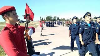 День ВВС-торжественное построение юнармейцев ВПЦ Сиваш.