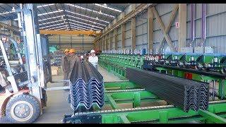 Roll Forming Machine for Highway Guardrail & Crash Barrier Beams | W Beam