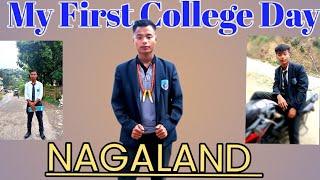 My First College day!! in Mon town Nagaland