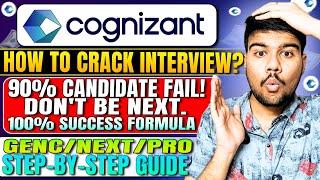  How To Crack Cognizant GenC/Pro/Next Interview |100% Success Strategy!