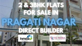 Ready to move Flats for sale in Pragati Nagar| #pragatinagar #flatsforsaleinhyderabad