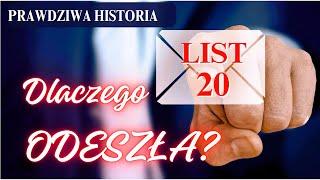 List 20 dlaczego odeszła (wyjazd zagraniczny)